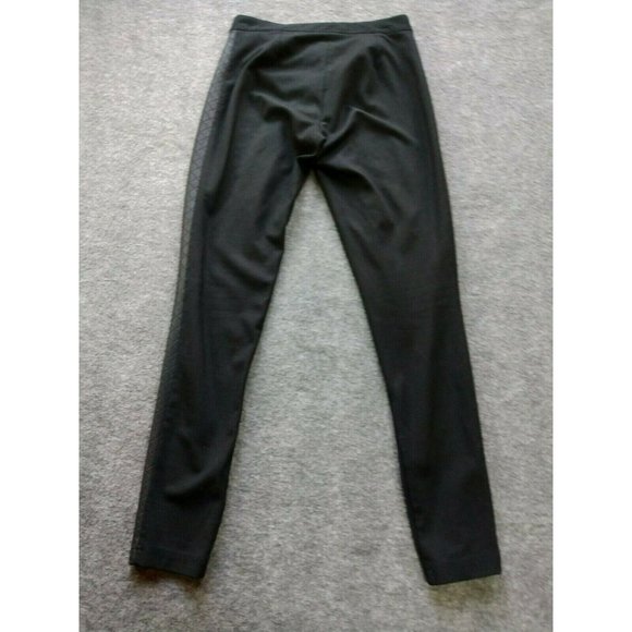 Banana Republic Pants Womens Sz 0 P Petite Black Nylon Faux Leather Leggings - Picture 11 of 12